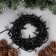 Garland “thread” 10 m, IP44, dark thread, 100 LED, white glow, 8 modes, 220 V