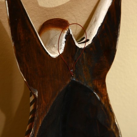 Mask "Zebra" Albezia 50 cm-3