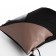 Shoe bag, cord department, Textura, black/beige color