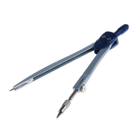 Metal compass with spare sections, in a plastic penalty-4