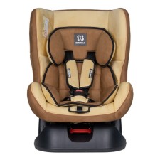 Автокресло детское Farfello GE-B велюр, группа 0+/1 (0-18 кг), цвет коричнево-бежевый