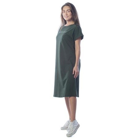 Women's dress, size 44, khaki color-2