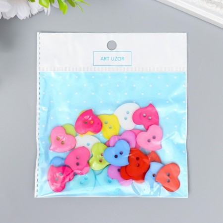 Karovie set of decorative plastic "Cores Color" (set 24 pcs) 2.2x2.2 cm-3