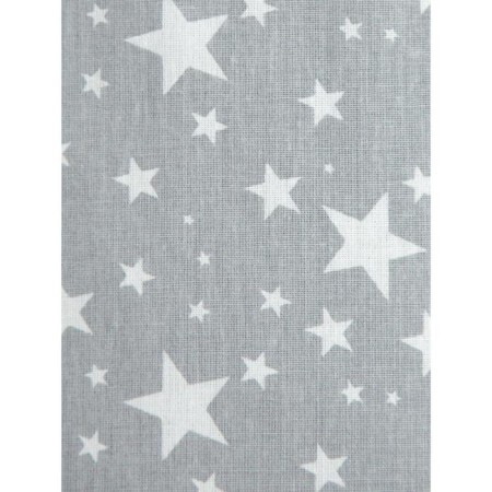 Pillow orthopedic roller with buckwheat luster, size 20x50 cm, stars, color gray-2