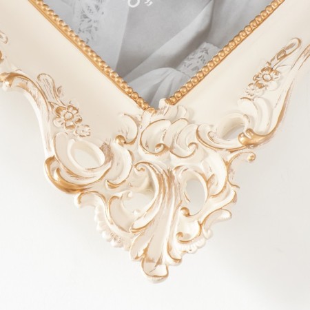 Photo frame Polystone 10x15 cm "Evening" beige 23x19x3.3 cm-2