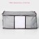 COVFR for storing things "Willy", 45 × 30 × 20 cm, white-brown color