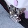 A paw for sewing machines, for sewing a secret lightning, 2.1 × 1.5 cm