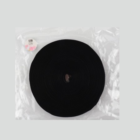 Velcro "hook", 20 mm × 25 ± 1 m, black color-6