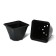 Pot for seedlings, 750 ml, D = 8.5 cm, h = 12 cm, black, Greengo