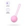 Eromantica Pansy vaginal ball, 3.5 cm, silicone, pink color
