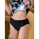 Female bathing suit, size 54, black color, green