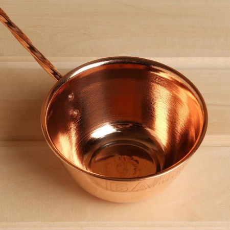 Copper bucket, 0.7l, with a handle-1