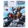 Notebook in a line of 18 sheets, 5 types of mix, cover coated cardboard, avengers