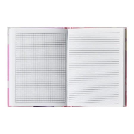 Notebook, A6, 64 sheets, in the cage/line "Anime with a cat", matte lamination, an offset block 60g/m2-3