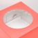 Confectionery packaging with a window, red, 30 x 30 x 19 cm