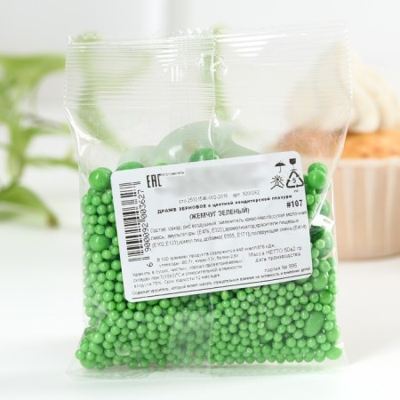 Sprinking confectionery soft: green, 50 g.-3