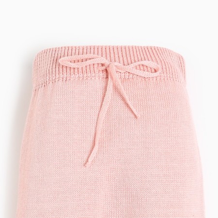 Pants knitted crumb I, height 68-74 cm, pink color-1