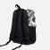 Youth backpack from textiles, 3 pockets, yellow/gray color