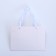 Gift package with a wide bottom of 20 × 14 × 13.2 cm, white