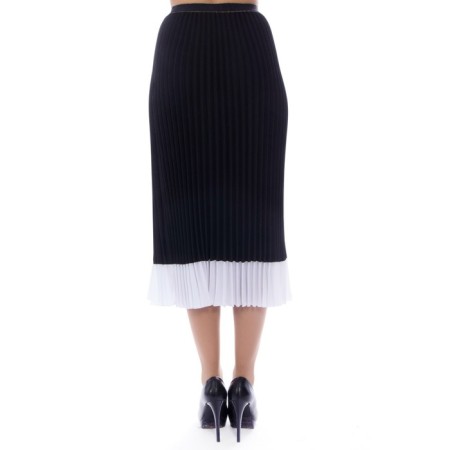 Women's skirt, size 44, black color-4