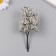 Artificial plant for creativity plastic "Snow tree" 12 cm
