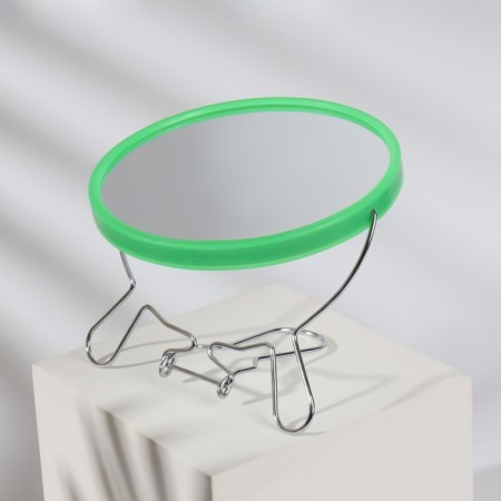 Desktop mirror - suspended “circle”, bilateral, with an increase, D mirror surface 14 cm, color mix-2