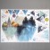 Interior plastic sticker "Nature and geometry" 30x90 cm set 2 sheets