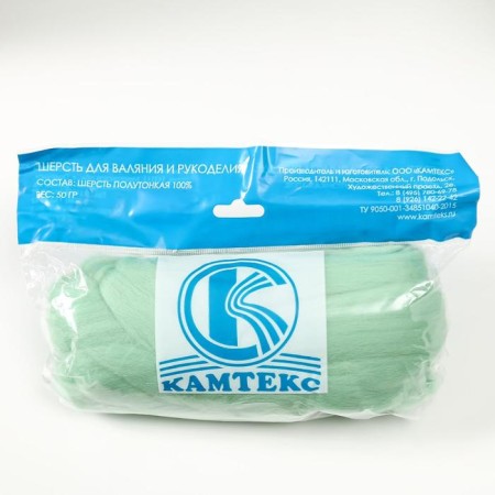 Fasting wool 100% half -toned wool 50 g (107 menthols)-3