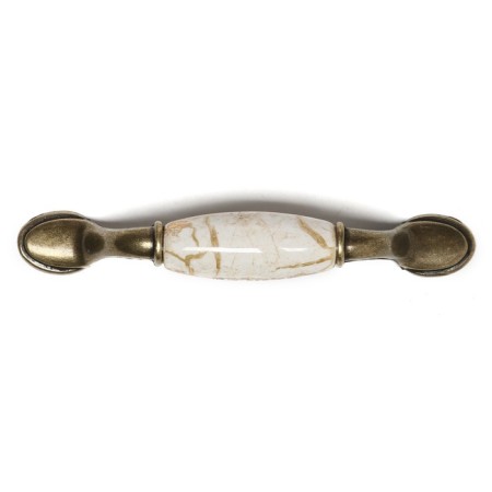 ART tundra bracket handle Ceramics 007, 96 mm, ceramic, bronze-3