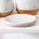 A set of accessories for the bathroom "Marble", 3 items (550 ml dispenser, soap dish, glass)