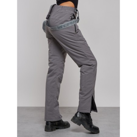 Semi -combinezone ski insulated female winter, size 42, color gray-8