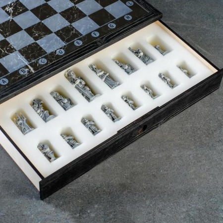 Chess "Middle Ages" 32 pcs, included figures and board-2