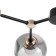Molecule chandelier 6he27 40W black and gold 75x75x36 cm