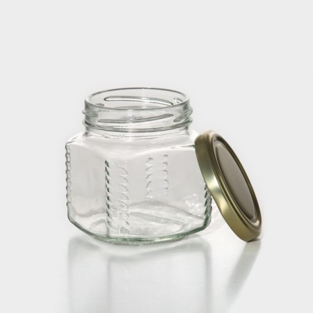 A set of glass jars with a lid, TO-66 mm, 0.2-0.25 l, 6 pcs-2