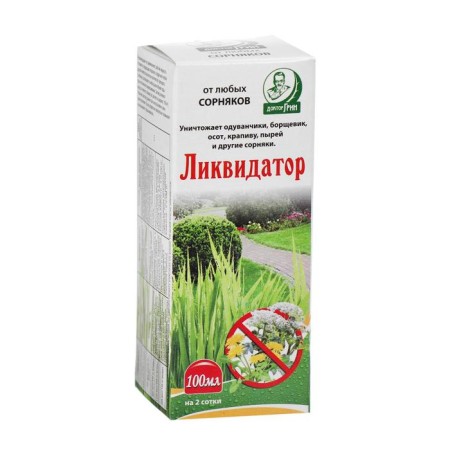 The means of continuous destruction of weeds "Dr. Green", "Liquidator", 100 ml