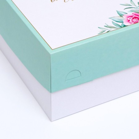 Confectionery packaging, box, "Let your eyes shine with happiness", 30 x 30 x 15 cm, 2 kg-2