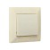 Luazon Lighting "Antei" switch, 10 A, 1 key, hidden, beige