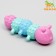 Chewing toy "caterpillar", tpr, 12.5 cm, mix of flowers