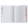 Business block A5, 80 sheets, in a cage, Floral Collection, hard cover, 5-color block, block 65g/m2