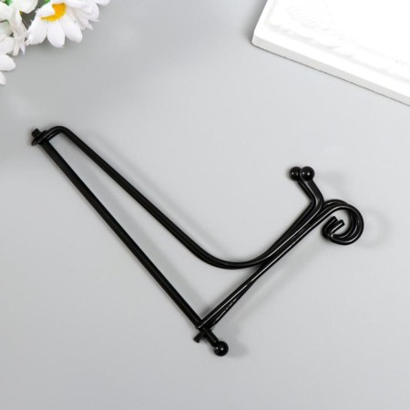 Metal plates 12.5x8.5 cm, black "patterned" for plates d = 13-15 cm-2
