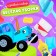 Game set Blue Tractor "Funny Cleaning"