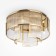 Ceiling light MayToni Mod174CL-06G, 6HE14, 60W, 55.4x55.4x28.2 cm, color gold