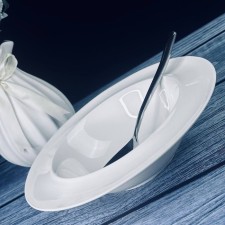 Deep plate Lenardi Bianco, D = 25.5 cm