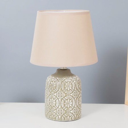 Desktop lamp with lampshade "Mandilina Beige" E14 18x18x29 cm Risalux
