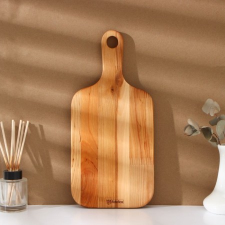 A set of cutting boards on a stand 2 pcs: 38 × 18, 28 × 18 cm, saturated with mineral oil, birch-1