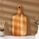A set of cutting boards on a stand 2 pcs: 38 × 18, 28 × 18 cm, saturated with mineral oil, birch