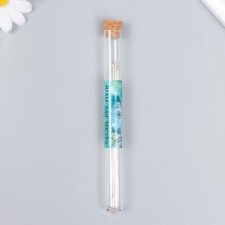 Needles metal for beads in a glass flask thin set 30 pcs Ø 0.45x120 mm 1.5x1.5x14 cm