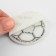 Glue patch for clothes, shoes, bags "football", 4.5 × 4.5 cm