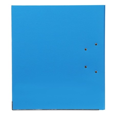 A4, 75 mm, Lamark, PVC, double-sided coating, metal edging, pocket for a spine, collected, blue/pink-7
