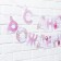 Garland "Happy Birthday", unicorn, length 250 cm